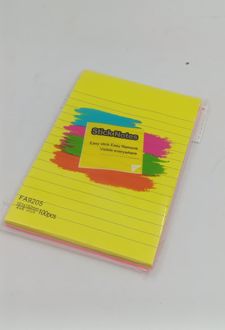 پست‌ایت 100 برگ 152*101 خط دار الوان (اسکول فنز)