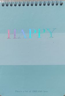 دفتر یادداشت سیمی A6 happy pro note (لانگو) - سبز