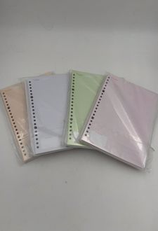 یدک دفتر کلاسوری 20حلقه 2خط برگ سری کیوت پالت (آبی)