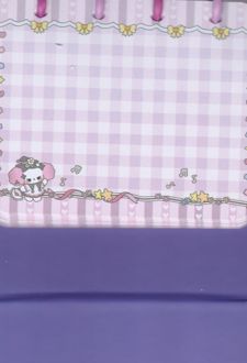 یادداشت دکمه ای رومیزی (آبرنگ) بنفش