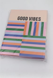 کلاسور وزیری 100 برگ 26 حلقه گود‌وایبز (الند) راه‌راه متقاطع