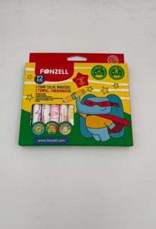 ماژیک و مهر 12 رنگ (فونزل)