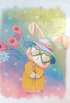 دفتر‌نقاشی 80 برگ رحلی جلد‌سخت سیم‌از‌بغل (پیل) خرگوش