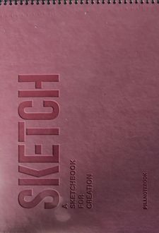 دفتر اسکچ A4 جلد ترمو SketchBook (پیل) صورتی