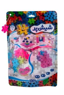 بسته اسباب بازی ساختنی شیش پر کوچولو (بسته‌ی صورتی)