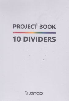 دفتر پروژه 200 برگ جلدPP همراه با دیوایدر (لانگو)