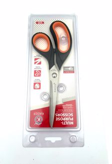 قیچی بزرگ 8/5 اینچ اداری (کایزر) - مشکی نارنجی