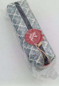 کیف ‌جامدادی مکعبی (انارچاپ) طوسی لوزی