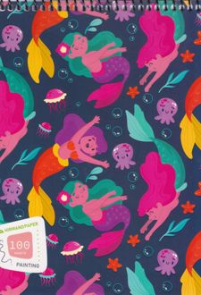 دفتر نقاشی خشتی سیم از بالا (هیرمند) - پری‌دریایی