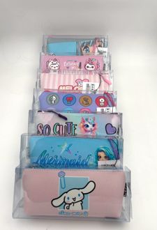 جامدادی تک زیپ طرح دخترانه دوریس (زرد im just a girl )
