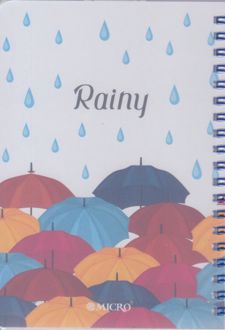 دفتر یادداشت 80 برگ 1/8 سیمی خطی میکرو (چتر)