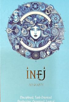 دفتر یادداشت کاغذ‌کرافت سری روانشناسی (سرو) INFJ آبی