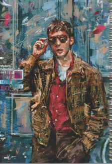 دفتر 150 برگ رحلی جلدسخت سیمی سری مدرن (لاین‌نوت)