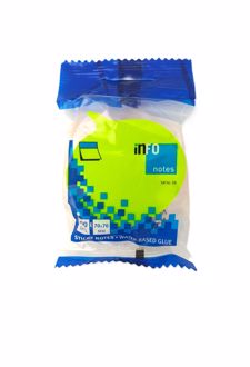 استیک‌نوت طرح حباب 200 برگ 4 رنگ (اینفو)