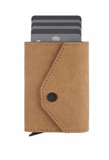 جاکارتی چرم کاغذی PORTER Go wallet (پولاریس) - بژ