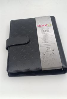 پلنر کلاسوری 6 حلقه‌فلزی 100 برگ A5 فیوژن (الند) مشکی