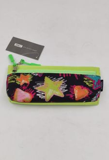 جامدادی دو زیپ پاکتی زوم (سبز مشکی ستاره‌ای)