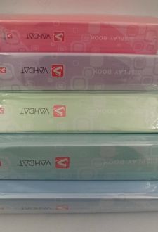 کلربوک 100 برگ A4 بدون قاب پاستلی وحدت - (بنفش)