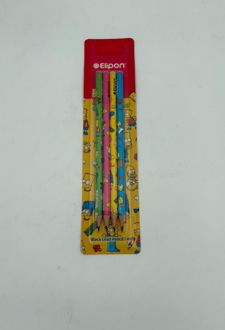 بلیستر 4 عددی مداد مشکی فانتزی (الیپون) - سیمپسون‌ها