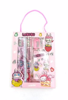 ست تحریر لبوبو (فانتزی) - صورتی