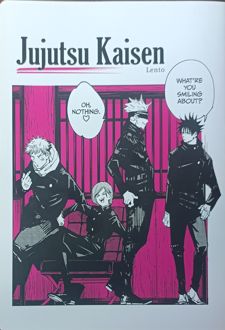 دفتر انیمه سایز A5 (لنتو) Jujitsu Kaisen