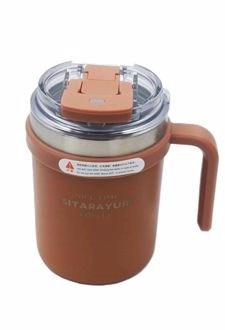 تراوال ماگ دسته‌دار 500ML (سیتارایوری) - قهوه‌ای