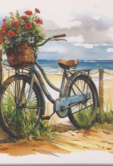 دفترچه یادداشت 11*11 طرح دوچرخه (بهمن آرا)