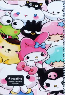 دفتر نقاشی 60 برگ سیمی (مازلاین) - کرومی