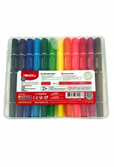 ماژیک 12 رنگ super brush سری creative (فونزل)