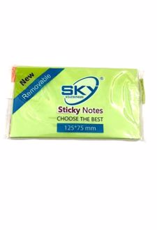 استیک‌نوت 12.5*7.5 پنج رنگ (SKY)