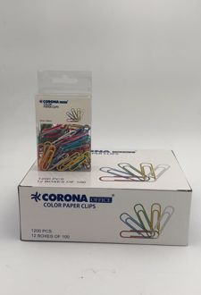 کلیپس 33میل رنگی100عددی کرونا