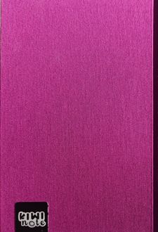 دفتر‌یادداشت 20*12 پارچه‌ای (کیوی نوت) صورتی