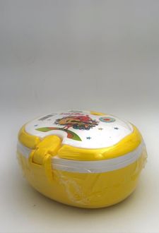 ظرف‌ غذا بیضی آریا (زرد)