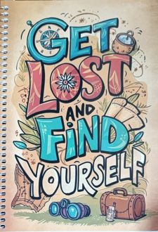 دفتر ۶۰ برگ چهار خط فنری (گل یا پوچ) - کرمی