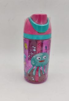 قمقمه شوتای 550 میل نی‌دار فانتزی سری اقیانوس - (صورتی)