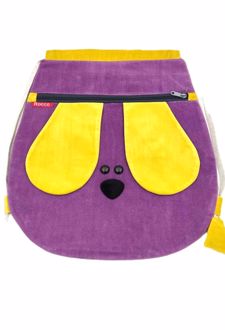 کوله‌پشتی طرح سگ - بدون بند (روکو) - بنفش