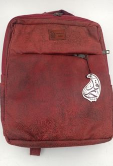 کوله مخملی زیپ هلالی (چارقد)