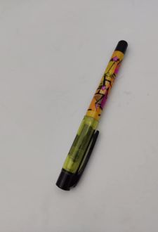 روان‌نویس آبی0/7 (بدنه طرح دار) گرافیتی اسکول فنز - (زرد)