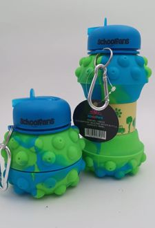 قمقمه سیلیکونی تاشوپاپیت سبز اسکول فنز