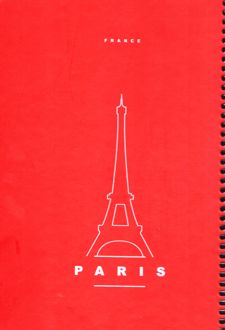 دفتر فنری 100 برگ طرح سمبل طرح جور (دموت) - Paris