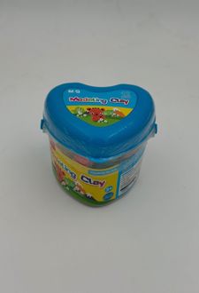 خمیر بازی 12 رنگ سطل قلبی (MG)