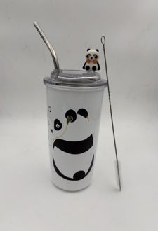 تراول ماگ 500 ML نی‌دار سری پاندا (پینکا)