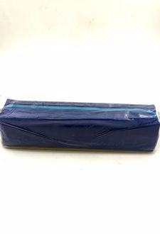 جامدادی مکعبی تک‌زیپ (تک کار) - آبی کاربنی