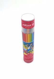 مدادرنگی 12 رنگ قوطی (آریا)