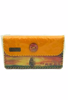 جامدادی چرم ام‌دی‌اف (پارسیکار) - نارنجی