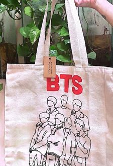 کیف پارچه‌ای 41/5*41 (BTS، کد 750)