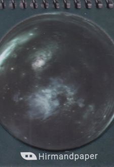 دفتر 10*10 جیبی جلد سخت گلکسی (هیرمند)