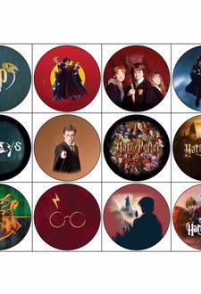 پیکسل 12 عددی سنجاقی طرح هری‌پاتر (پژانو)