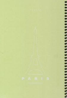 دفتر فنری 100 برگ طرح سمبل طرح جور (دموت) - Paris