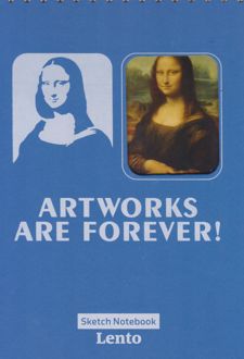 دفتر طراحی 80 برگ A4 مولتی پیر سری سونات (لنتو) آبی مونالیزا